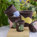 花盆景德镇手工陶盆陶土粗陶家居透气颜植生日礼物 系列 循 四季