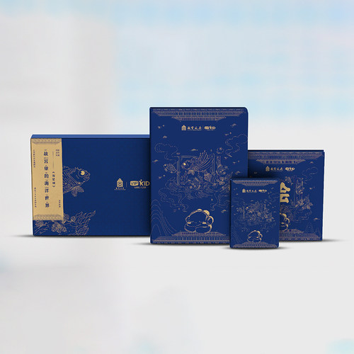 故宫文具双优礼盒故宫海错图（小锦盒）