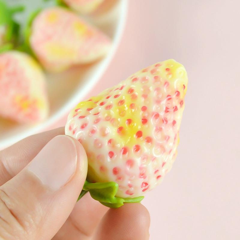 塑料仿真水果草莓模型食物食玩橱窗静物拍摄道具饰品配件