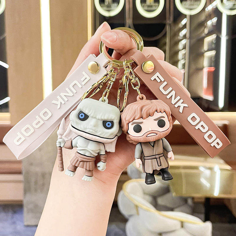 情侣钥匙扣包包礼品挂饰公仔汽车挂件潮酷权利权力的游戏卡通