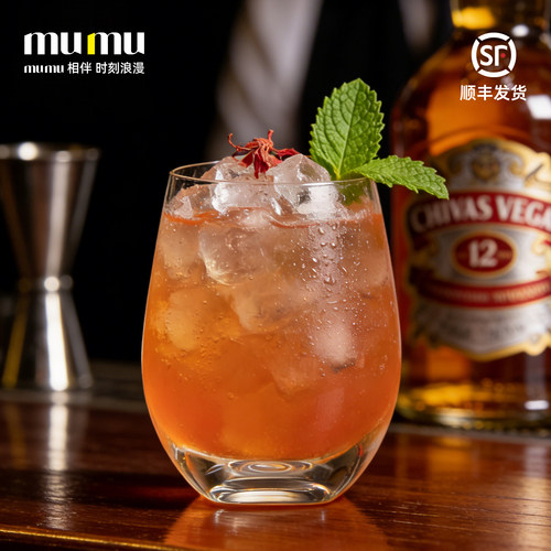 mumu创意水晶玻璃莫吉托杯
