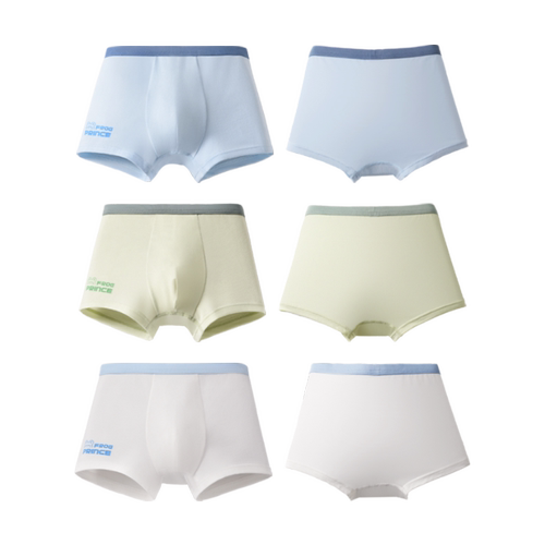 青蛙王子童装儿童内裤中大童宝宝不夹PP短裤男孩四角抗菌平角底裤