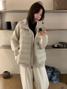 短款立领排骨无袖羽绒马甲外套女2025秋冬新款宽松百搭外穿坎肩潮