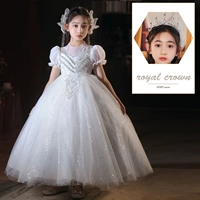 Платье+капля золотая вода корона