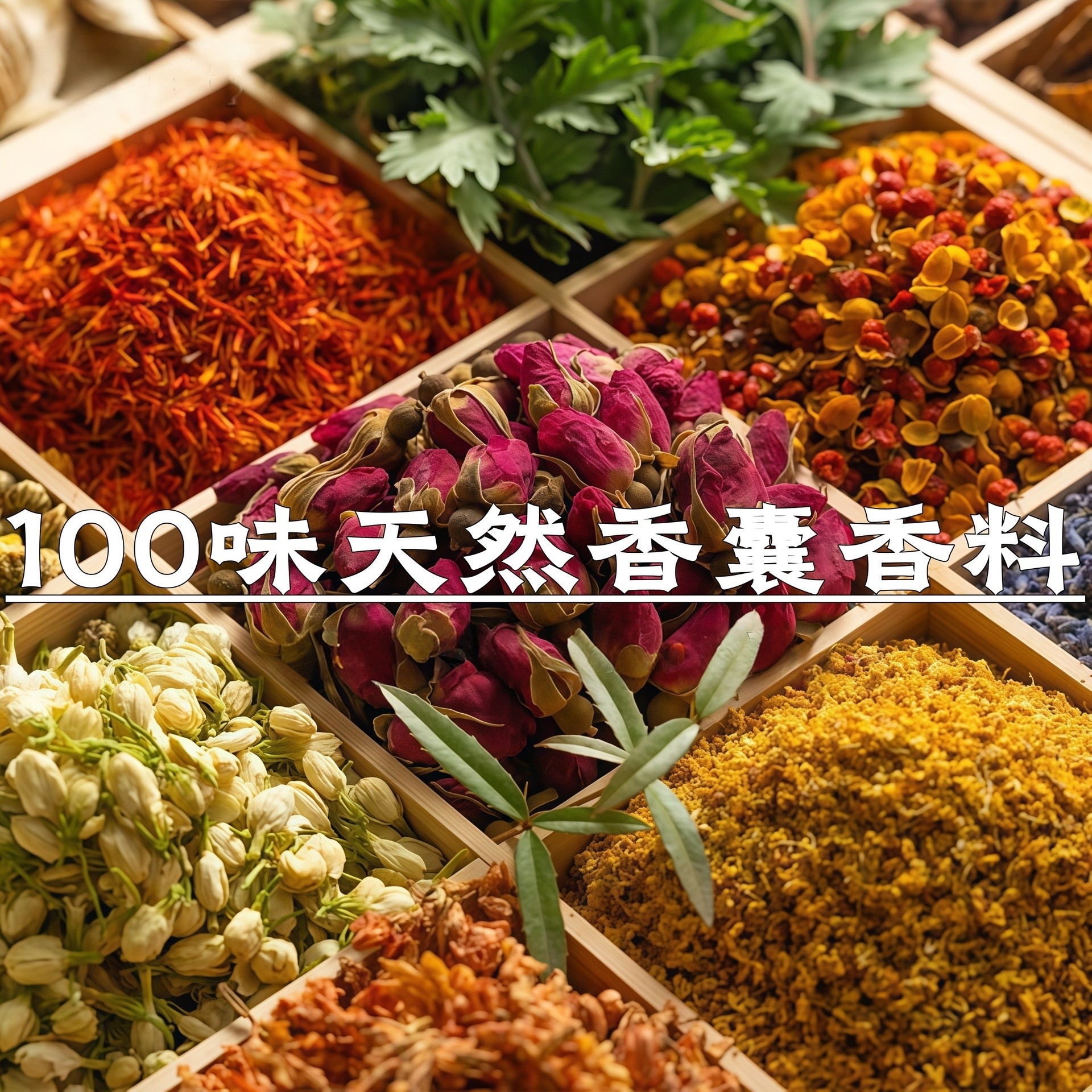 中药艾草驱蚊香囊DIY材料包