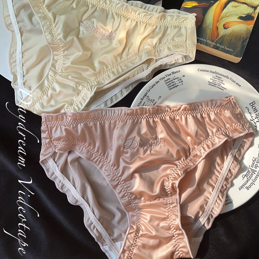 纵享丝滑~纯欲法式刺绣油光布舒适内裤少女轻奢轻熟三角裤透气夏,女士内衣/男士内衣/家居服,女三角裤,淘宝优惠券,粉丝福利购,淘宝优惠卷