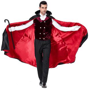 Halloween male vampire costume game uniform万圣节游戏制服