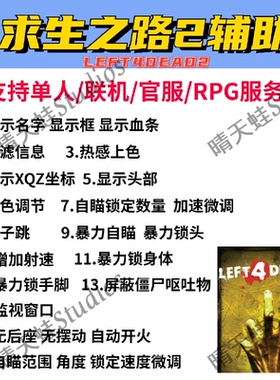 Left 4 Dead 2求生之路2辅助联机steam联机修改器RPG服务器辅助