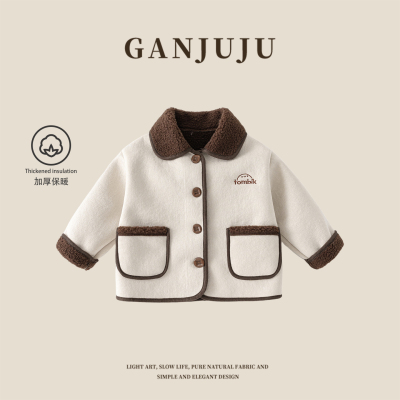 男童外套秋冬款2025新款