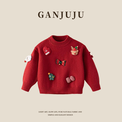 女童毛衣2025新款儿童秋冬款