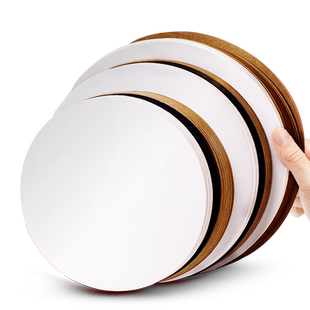 圆形卡纸牛皮纸白卡纸黑卡纸绘画荷兰白卡儿童幼儿园素描画画美术diy手工硬卡纸纸板加厚双面纸片圆卡纸