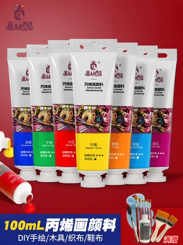 Акрил, пигментированный текстильный комплект, детская водостойкая обувь, окрашенный краситель ручной работы, DIY, ручная роспись, защита от солнца, граффити, не выцветает, 24 цветов