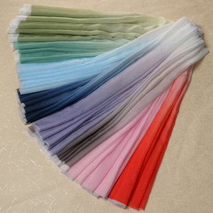 3分娃4分娃6分娃印花裙裁片间色璎珞渐变雪纺娃衣布古风汉服BJD