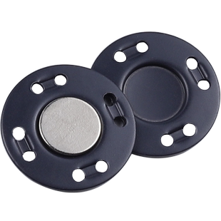 磁吸扣衣服暗扣隐形按扣子母扣金属大衣开衫金色圆形纽扣毛衣扣子