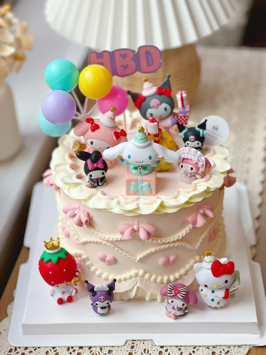 美乐蒂库洛米三丽欧公主摆件