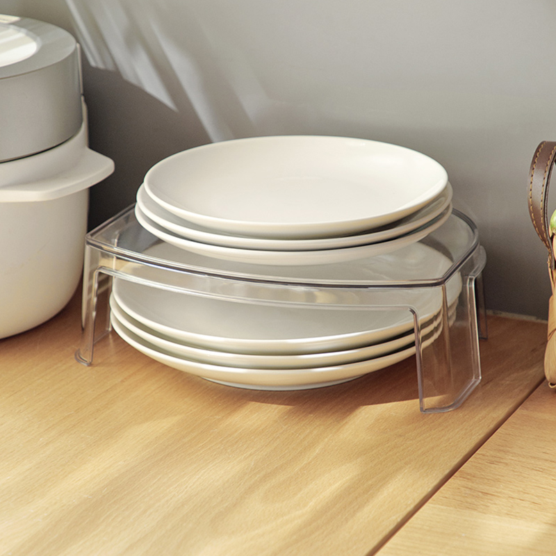 加厚PET简约现代碗碟收纳架