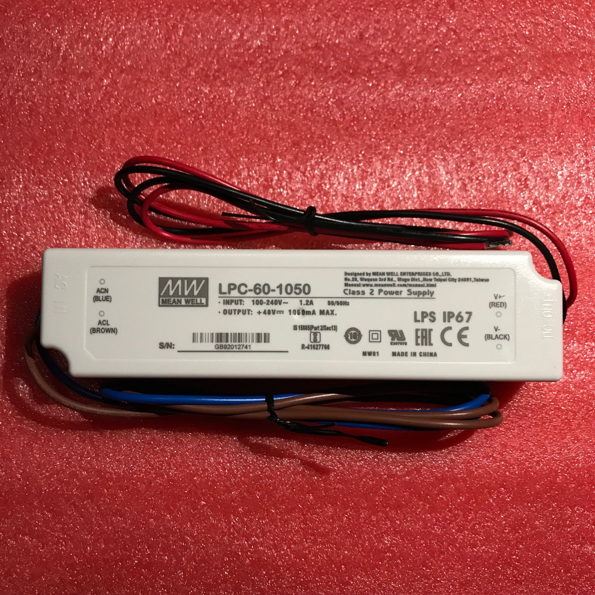 MEAN WELL/明纬 LPC-60-1050/1400/1750  60W单组输出开关电源