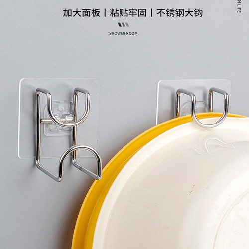 卫生间免打孔置物架挂钩