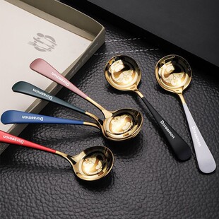 哆啦A梦勺子新款汤勺调羹汤匙家用日系儿童不锈钢成人机器猫勺子