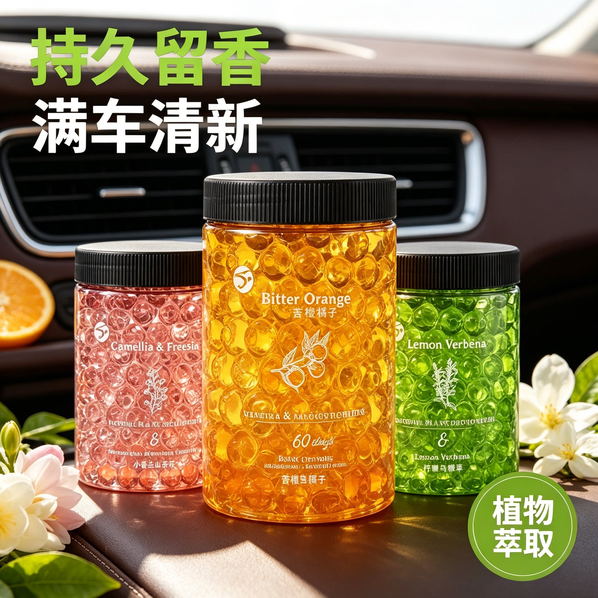 家居香薰室内卫生间水晶珠香氛持久留香珠去异味除臭空气固体持久