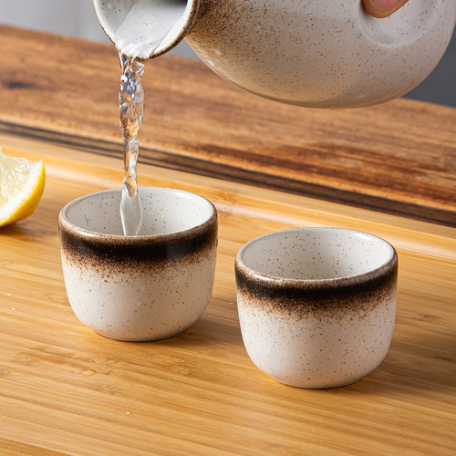 日式日式风陶瓷餐厅一口杯