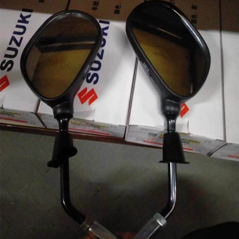 轻骑铃木丽彩QS125T-6-2B后视镜韵彩QS100T-BA反光镜观后镜倒车镜