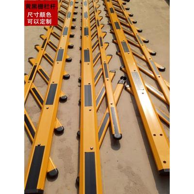 停车场栅栏杆道闸杆小区门禁升降杆起降八角杆铝合金四方杆拦车杆