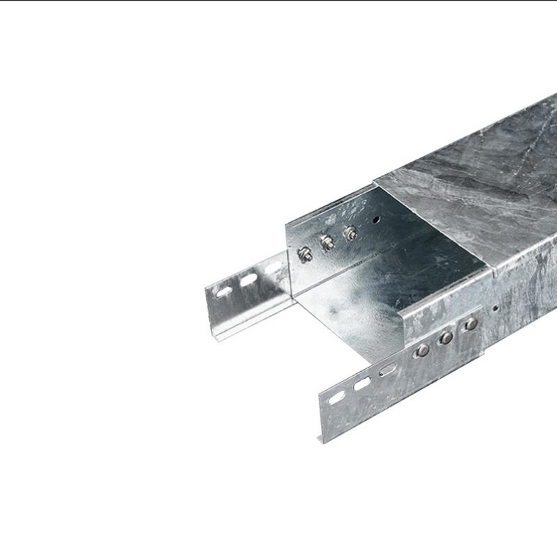 线槽电缆防火铝合金喷涂304不锈钢桥架热浸锌光伏桥架镀锌200X100