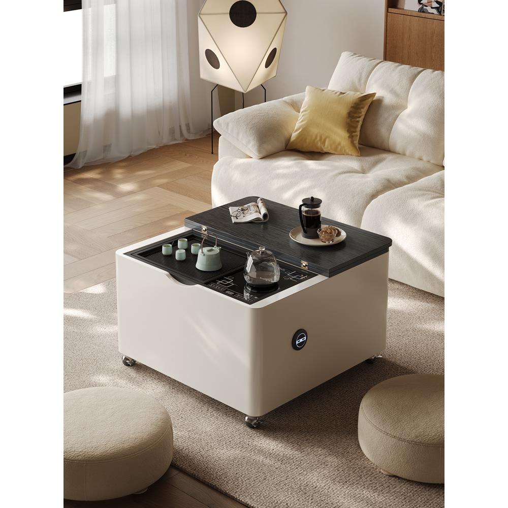 现代高端新款移动升降折叠茶几小户型客厅多功能泡茶一体家用茶台