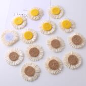 波西米亚仿拉菲壁饰墙面北欧挂饰草编墙壁民宿手工鞋 花草帽装 饰