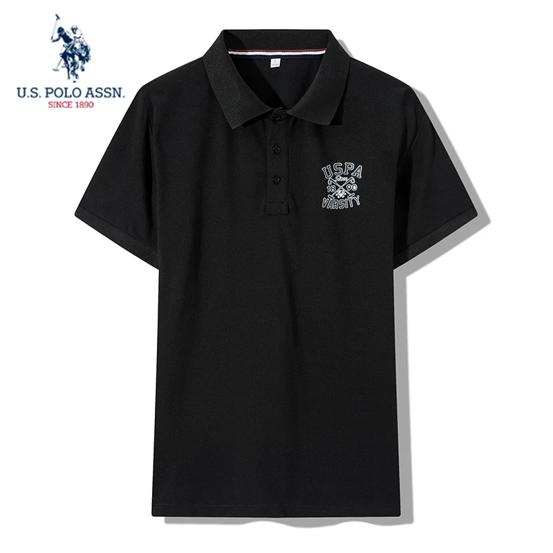 Бренд Polo, футболка, с коротким рукавом, американский стиль