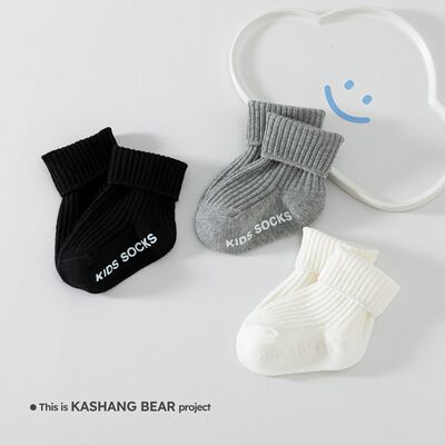 婴儿袜子春秋季宝宝中筒袜