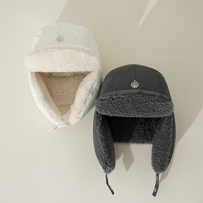 超厚实深冬雷锋帽男加绒护耳帽女