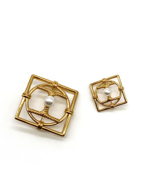 INTERDEE  复古珍珠胸针