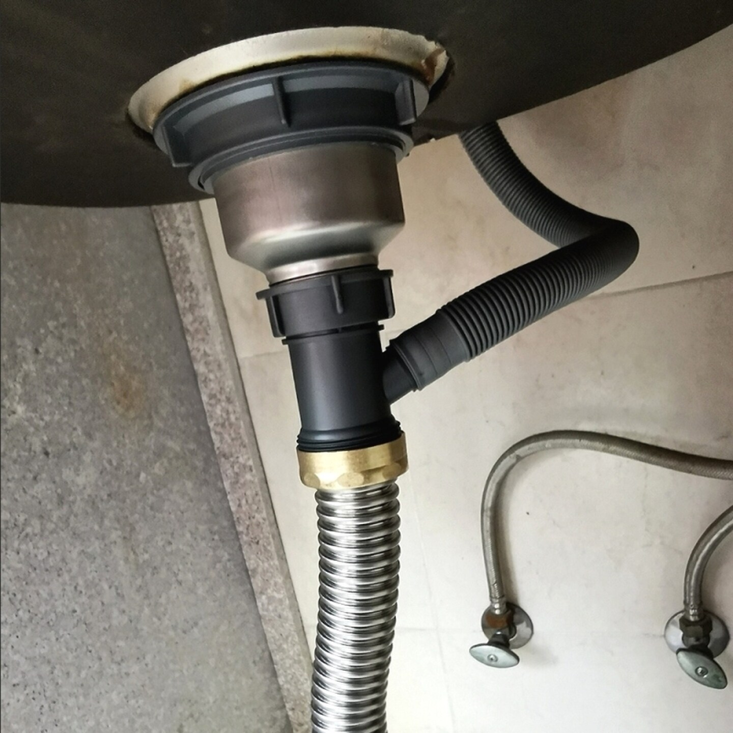 防臭器下水道下水器下水管弯管排水管配件洗手盆全套软管波纹管图片