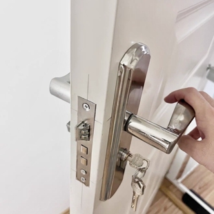 锁芯卧室门锁旧门换锁老式门把手手柄家用通用型锁具房门可调节