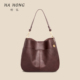 哈弘秋冬新款 植鞣牛皮软皮高级气质托特包轻奢通勤女士单肩斜挎包