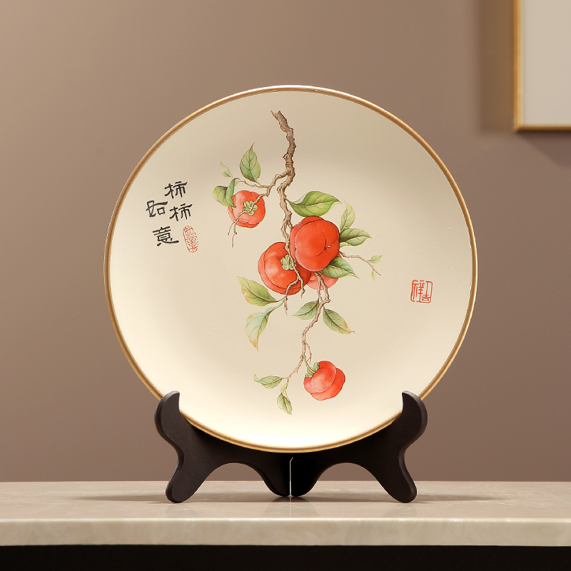 新中式五福临门摆件办公室玄关电视柜客厅酒柜装饰品乔迁开业礼物