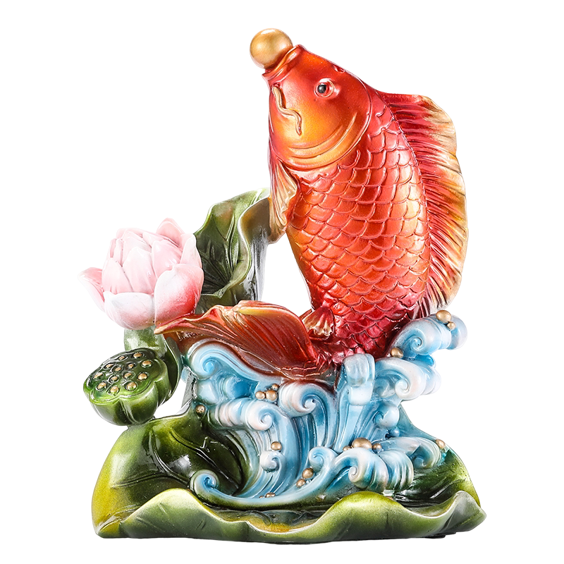 蒂丝尼年年有鱼桌面摆件