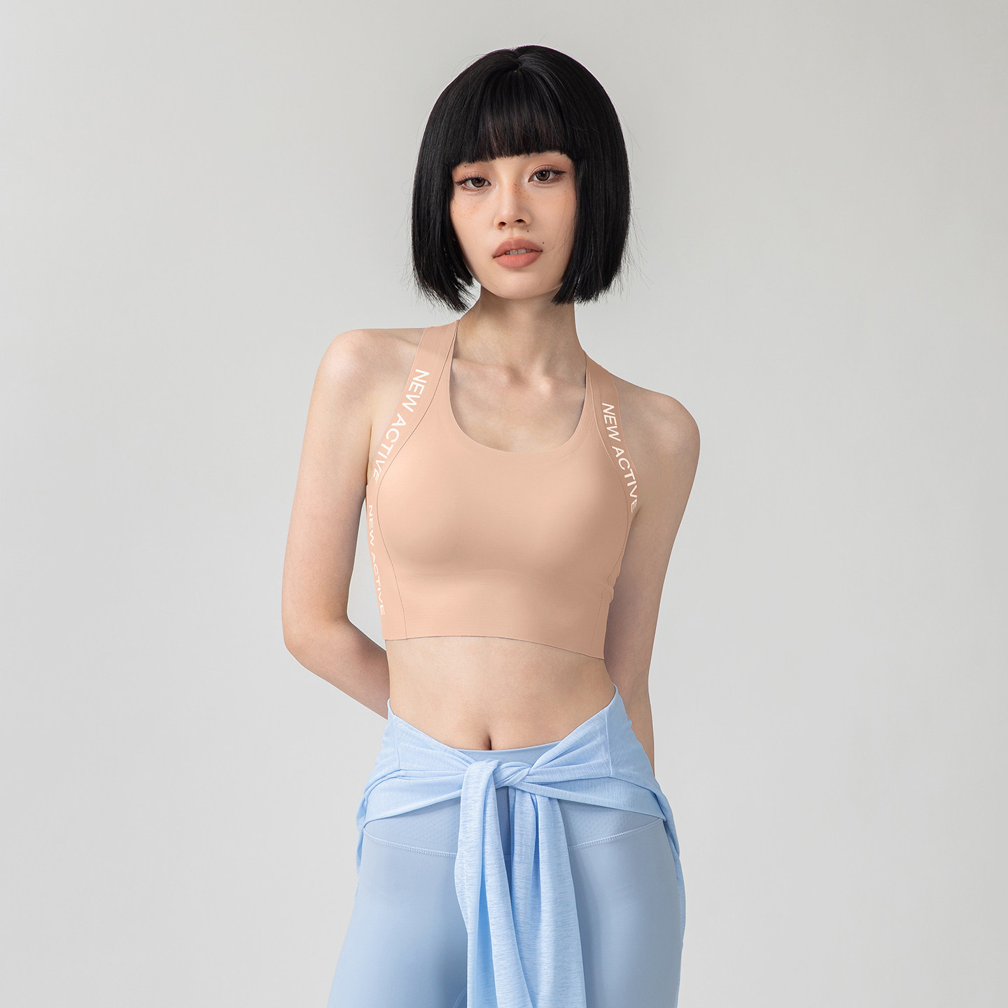 新品无痕塑形大胸高强度防震运动内衣调整式女瑜伽健身美背心文胸