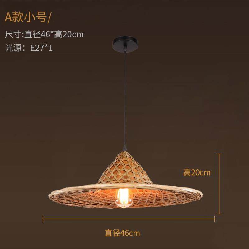 草帽吊灯火锅店农家乐装饰竹编灯罩个性创意复古餐厅灯具斗笠吊灯,家装灯饰光源,客厅吊灯,淘宝优惠券,粉丝福利购,淘宝优惠卷