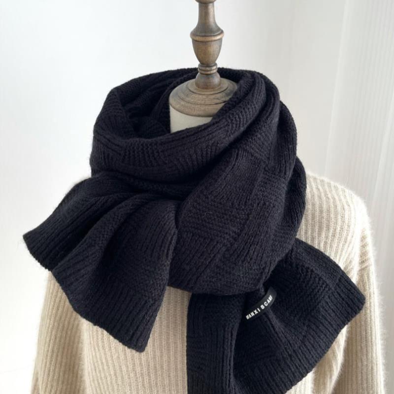 围巾毛线手工diy材料包云朵棉棉线巧克力格自己编织围脖送男女友