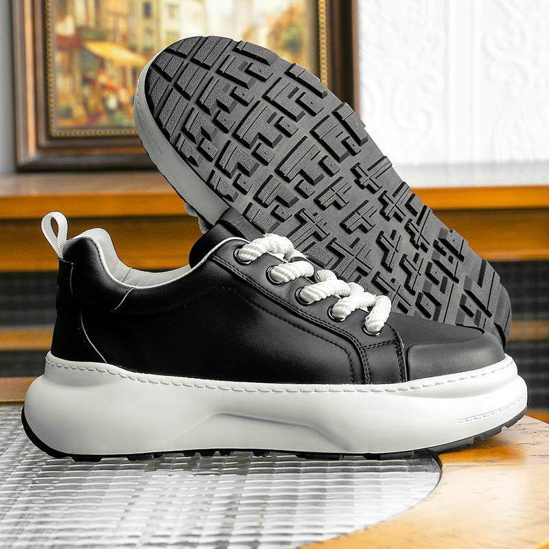 【德赛】冬季上新透气日常小白鞋时尚百搭潮流休闲鞋低帮男士男鞋