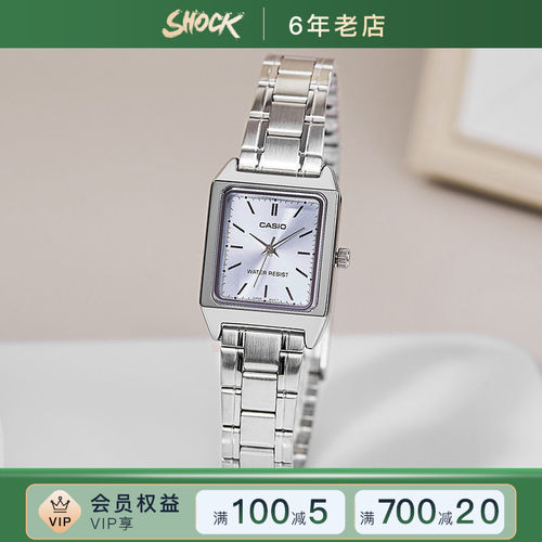 卡西欧手表女复古小方块学生