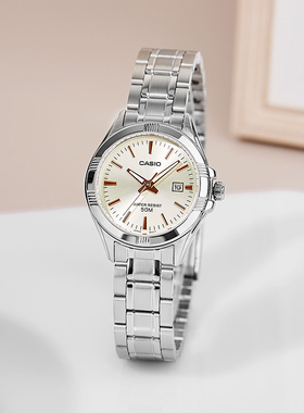 卡西欧手表女网红款石英商务简约学生手表LTP-1308D海外直邮