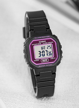 CASIO卡西欧学生小巧运动方块手表数字男女表LA-20WH-1A 海外直邮