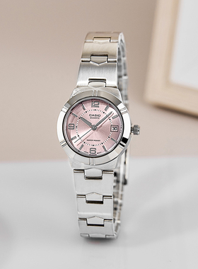 Casio卡西欧手表女学生樱花金属简约指针石英表LTP-1241D海外直邮