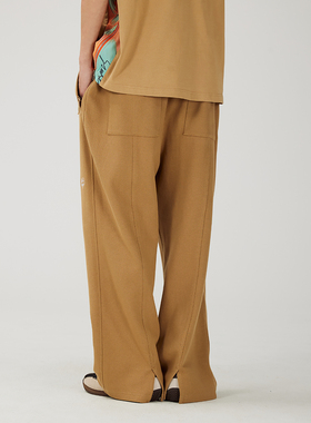 HEARTBECKON 赫贝蔻【轻氧随行】美式复古直筒户外女运动卫裤长裤