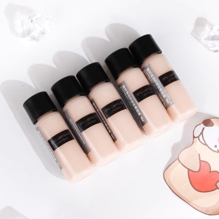 Shu uemura植村秀羽纱持妆粉底液5ml中小样584 674 774雾面哑光