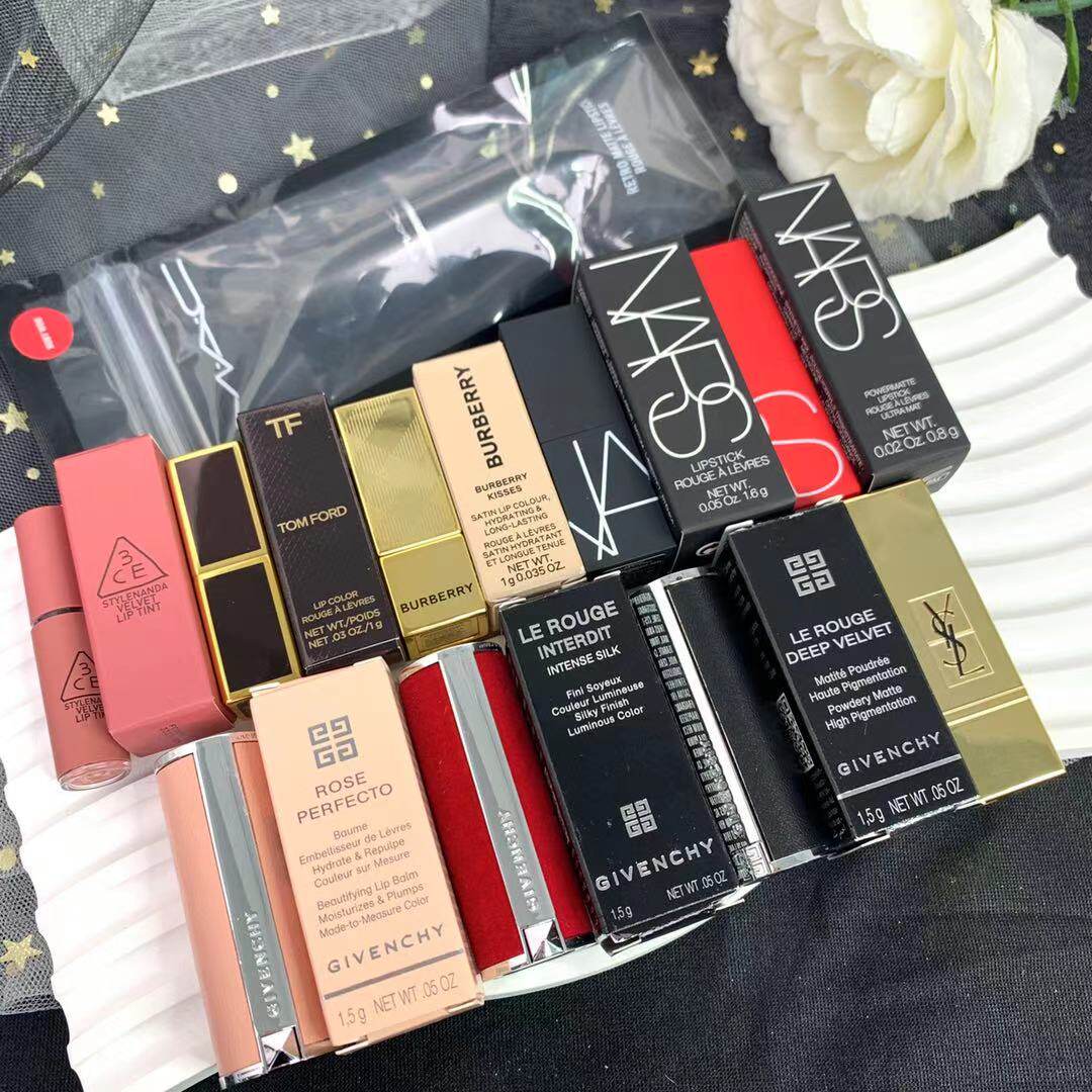 口红小样合集看过来~纪梵希/YSL/NARS一网打尽! 132 tf80 1966